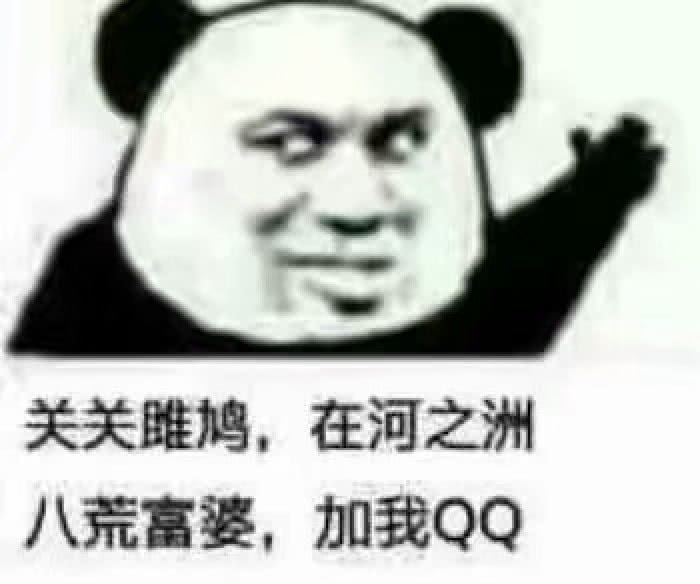 我和我的沙雕表情包:关关雎鸠,在河之洲,八荒富婆,加我qq