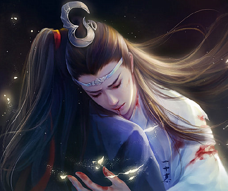 《陈情令》涂鸦大赛"忘羡"绝美手绘,令牌:新壁纸get!_觉唯设计