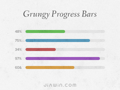 Grungy-Progress-Bars