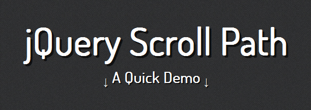jQuery Scroll Path自定义滚动路径