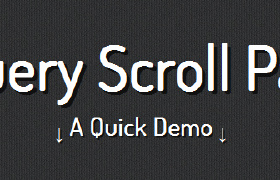 jQuery Scroll Path自定义滚动路径
