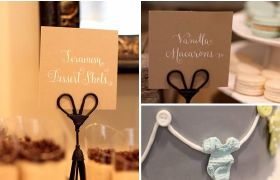 Baby Shower with Calligraphy and Chalkboard Details