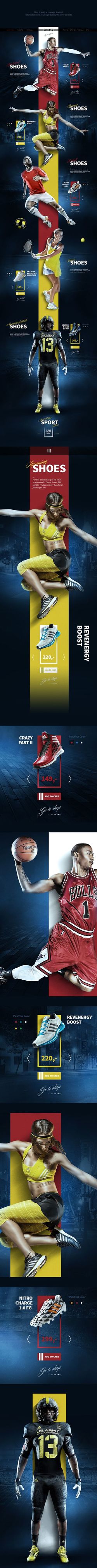 运动鞋网页设计