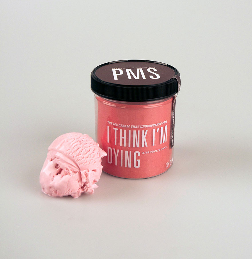 冰淇淋趣味PMS标签设计-3