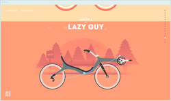Cyclemon 清新创意自行车网页设计