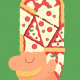 披萨帽子插画