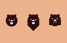 3个熊LOGO图形