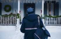 美国邮政圣诞节广告：他们的背影，让每一份节日问候都不会错过