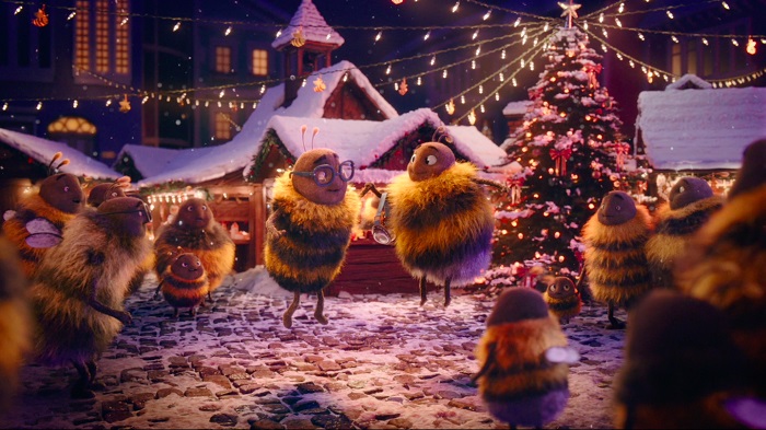 又萌又暖心的圣诞广告：蜜蜂不会飞