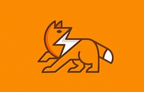 狐狸卡通LOGO设计