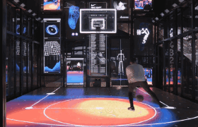 感受智能球鞋的美妙，Nike 打造了一个超科幻装置空间
