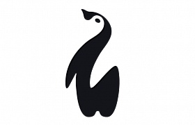 黑白企鹅LOGO设计