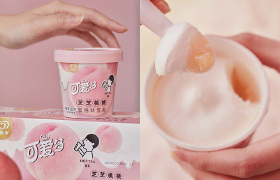 可爱多×喜茶推出新口味雪泥：芝芝桃桃亮相，粉它！