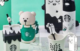 星巴克推出熊店长环保系列，给咖啡渣第二次生命