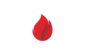红色火苗logo