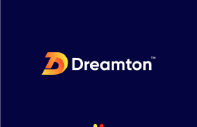 DT创意字母logo设计